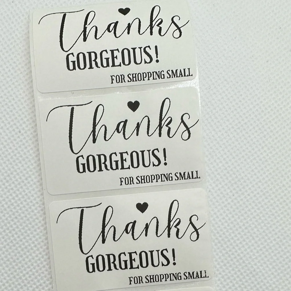 Thanks stickers  2" Stickers labels (100 roll ) NWT​​ - Picture 10 of 12
